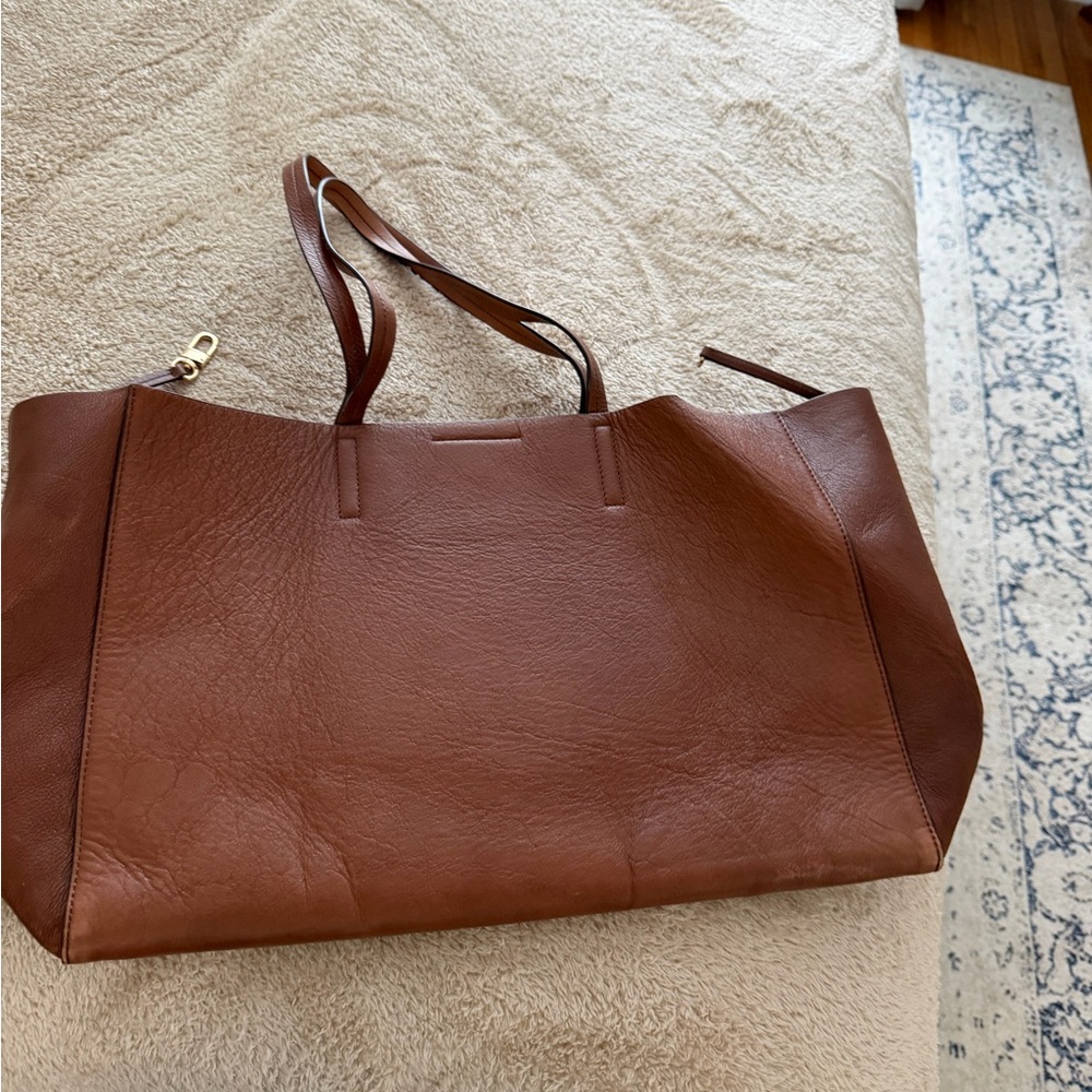 Brown Leather Tote Bag - Picture 6 of 6